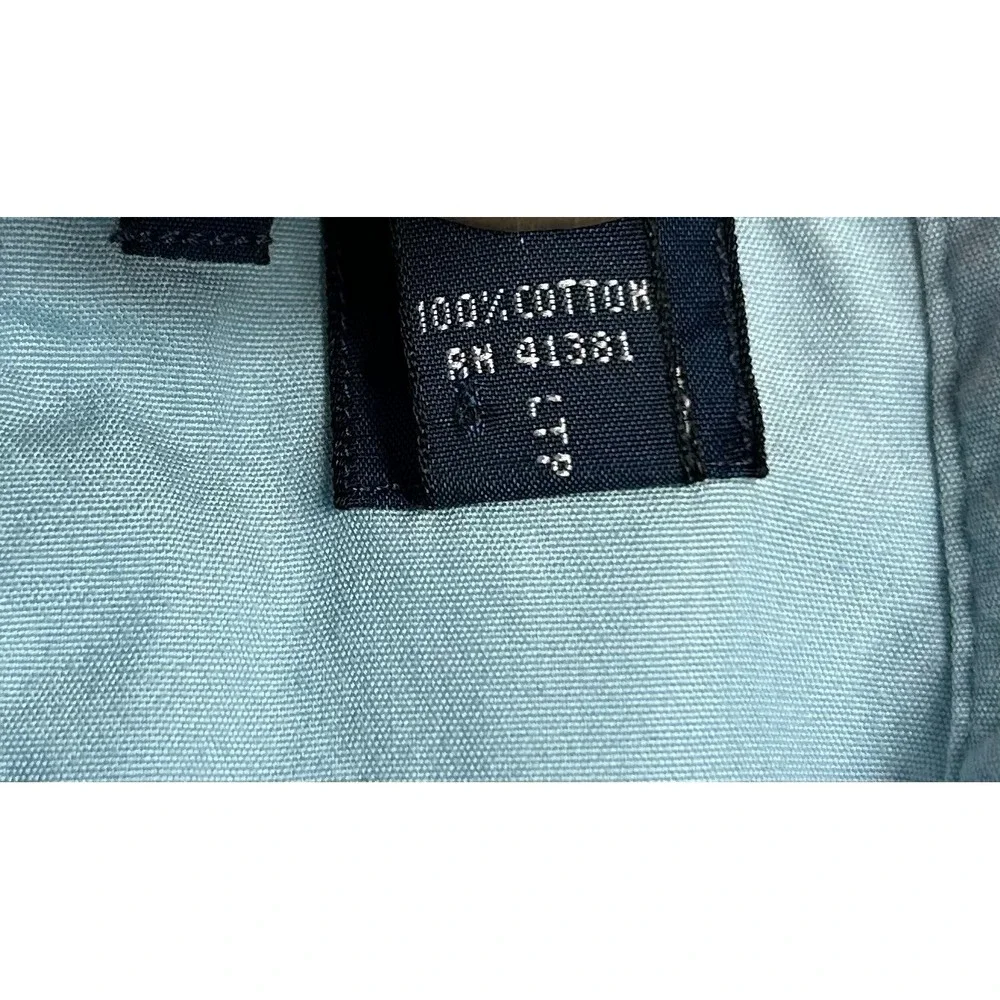 Polo Ralph Lauren Button Down Shirt Mens 2XL Light Blue Short Sleeve Classic Fit